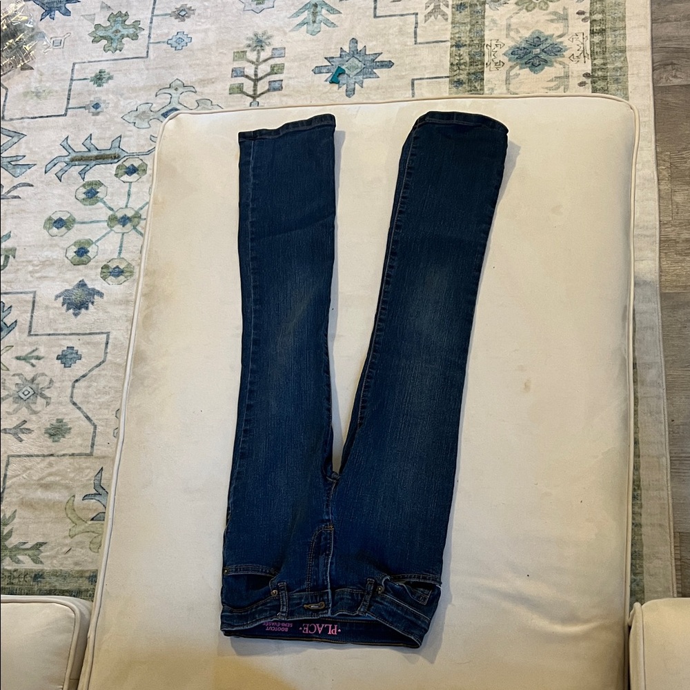 Place Women's Deep Blue Skinny Jeans